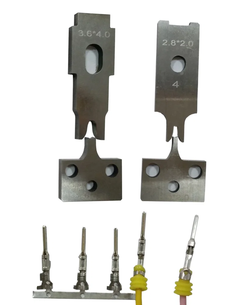 Terminal Crimping Blade, Terminal Crimping Blade And Cutter, Knife Blades And Cutter For Electric Terminal Crimping Λεπίδα πτύχωσης ακροδεκτών, λεπίδα και κόπτης πτύχωσης ακροδεκτών, λεπίδες μαχαιριών και κόπτης για ηλεκτρική πτύχωση ακροδεκτών