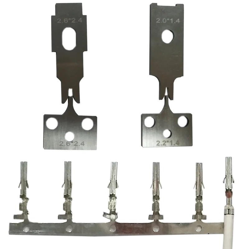 Terminal Crimping Blade, Terminal Crimping Blade And Cutter, Knife Blades And Cutter For Electric Terminal Crimping Λεπίδα πτύχωσης ακροδεκτών, λεπίδα και κόπτης πτύχωσης ακροδεκτών, λεπίδες μαχαιριών και κόπτης για ηλεκτρική πτύχωση ακροδεκτών