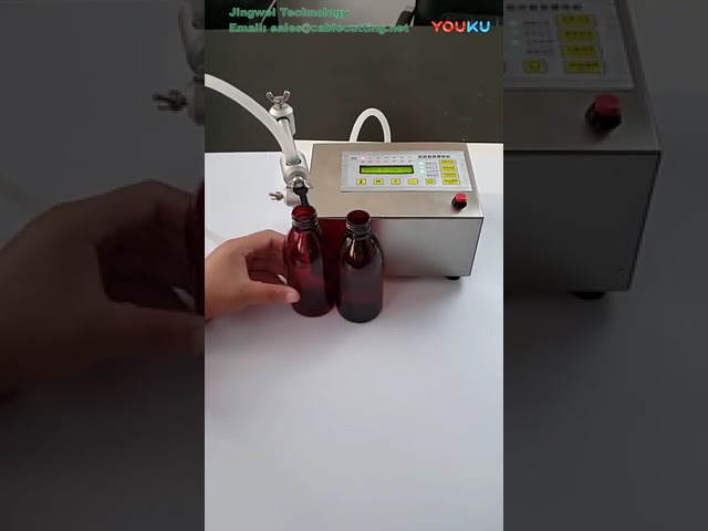 GFK 160 Μικρός Ηλεκτρικός Χειροκίνητος Πληρωτής Υγρών Φιαλών - Ακριβής Πλήρωση