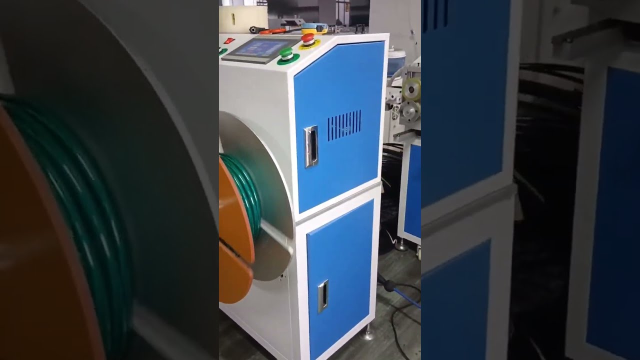 Αυτόματη Μέτρηση, Περιέλιξη, Κοπή, Τύλιγμα Σωλήνων & Συλλογή σε Ένα Μηχάνημα (1mm-16m)