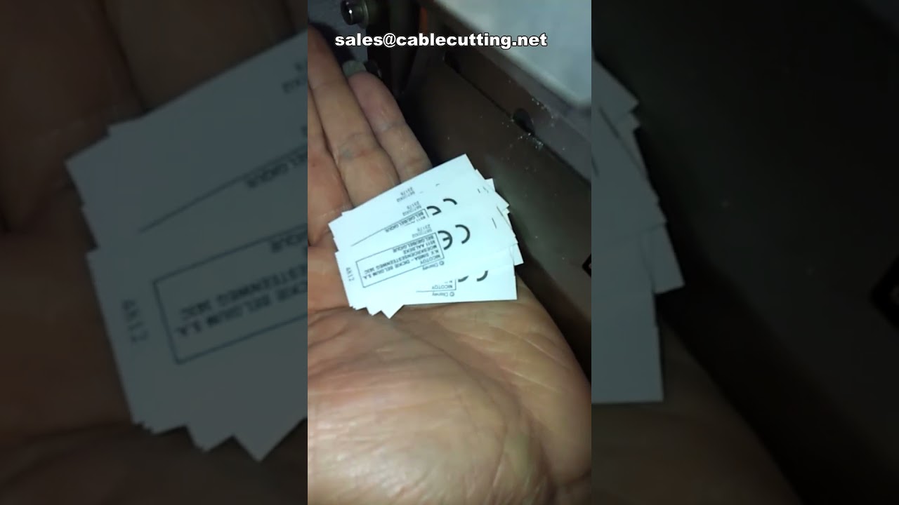 Μηχανή Κοπής Υφασμάτινων Ζωνών & Πλαστικών Κουμπωμάτων | Αυτόματη Κοπή Δώρων