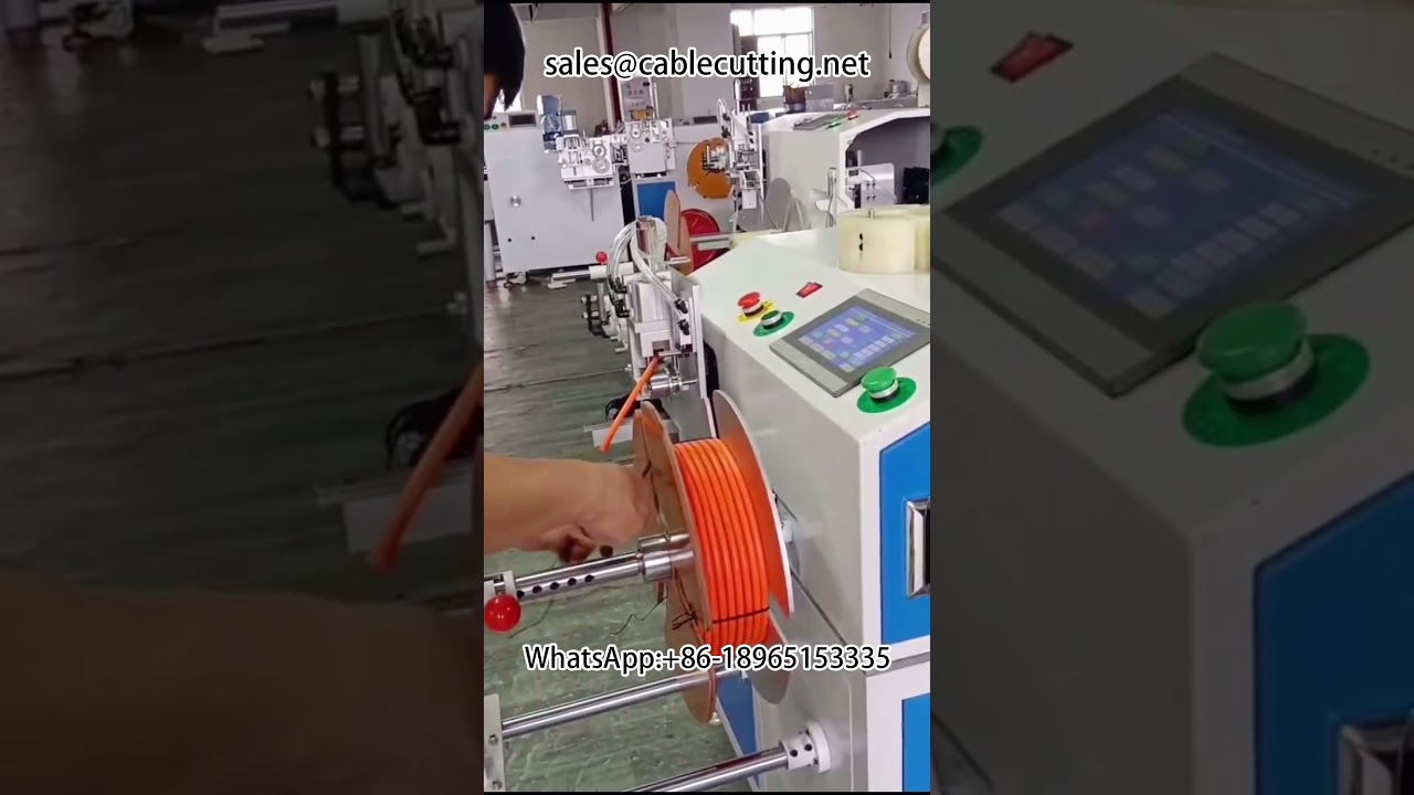 Ακριβής μηχανή μέτρησης και περιέλιξης καλωδίων για βιομηχανία ηλεκτρικών καλωδιοσειρών