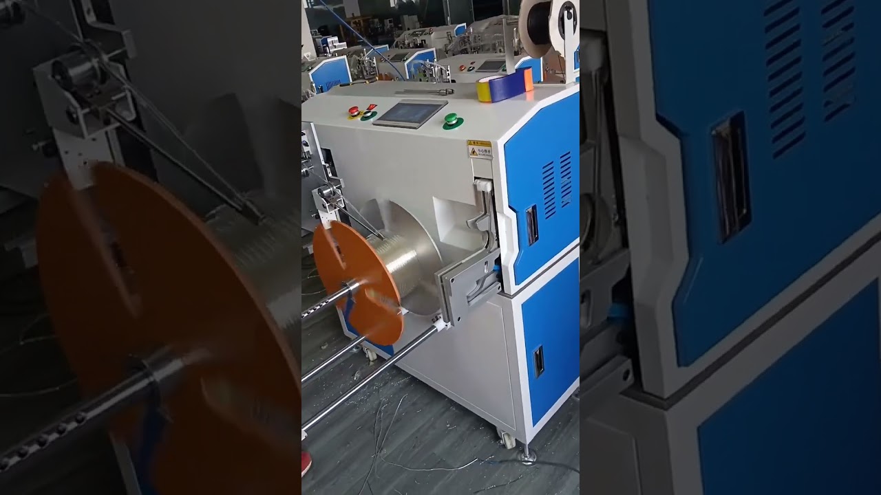 Αυτόματη Μηχανή Μέτρησης, Κοπής, Περιέλιξης & Δέσιμου Πνευματικών Σωλήνων