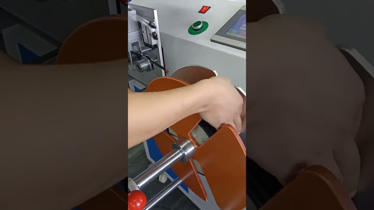 Αυτόματο μηχάνημα μέτρησης, διαλογής, κοπής, περιέλιξης και τυλίγματος σύρματος – Όλα σε ένα (1mm-16mm)