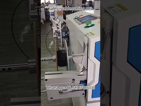 Αυτόματο μηχάνημα μέτρησης μήκους, κοπής, περιέλιξης και δεσίματος καλωδίων | Μέτρηση και περιέλιξη μέτρου