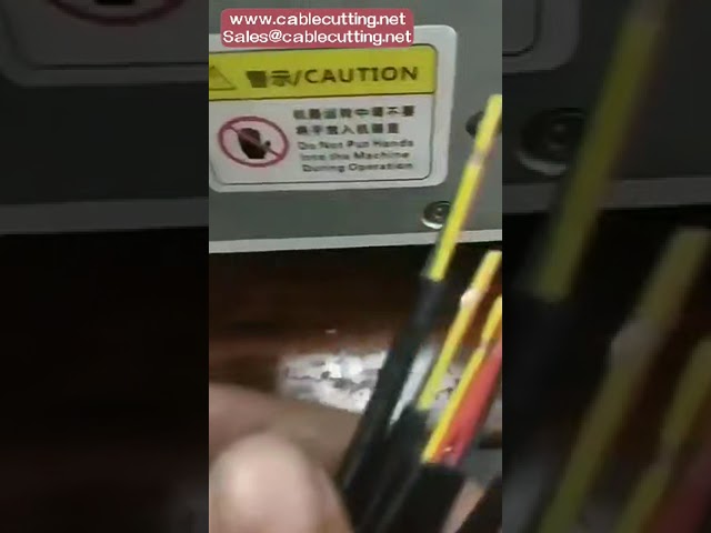 Μηχανή αφαίρεσης μόνωσης καλωδίων με μανδύα, πολλαπλών πυρήνων, επίπεδων και διπλών παράλληλων συρμάτων - Απογύμνωση καλωδίων