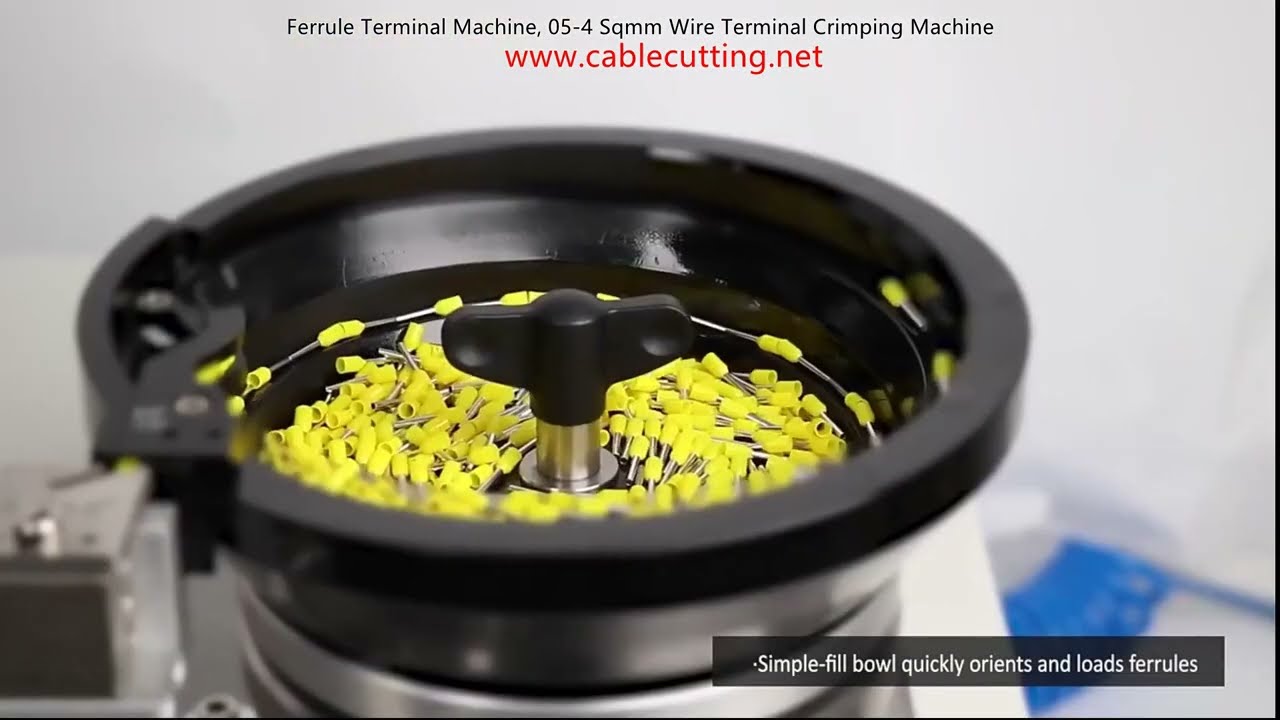 Μηχανή Πρεσαρίσματος Ακροδεκτών Ferrule, Αυτόματη Μηχανή Σύνδεσης Καλωδίων 0.5-4mm²