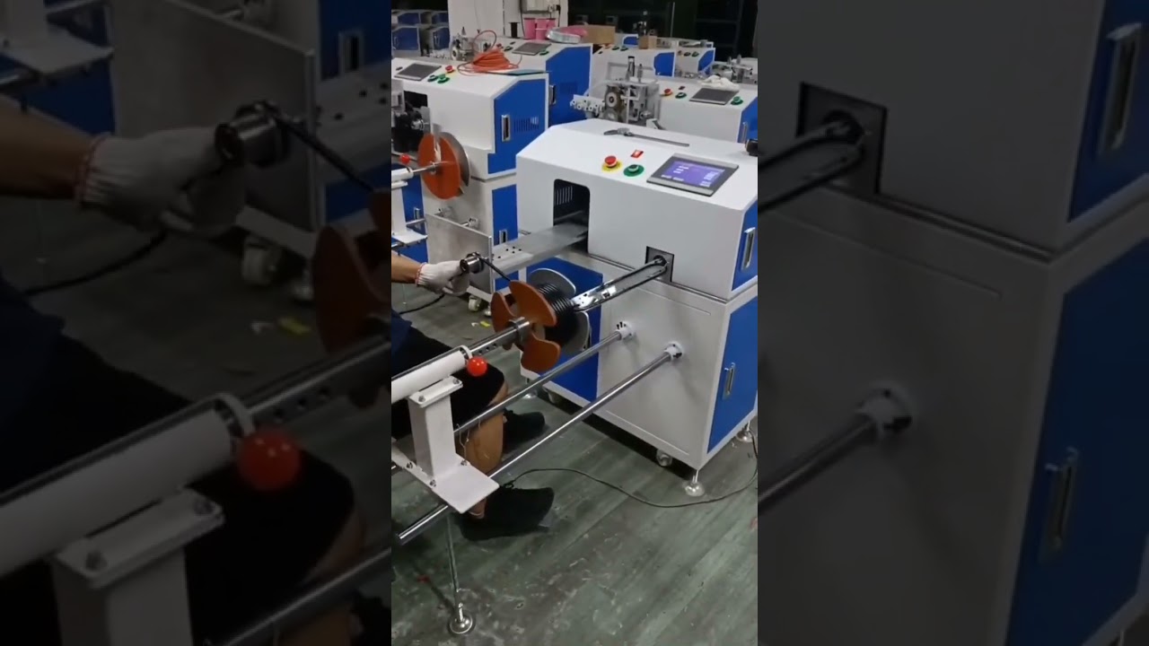 Αυτόματη Μηχανή Περιέλιξης Σύρματος κατά Παραγγελία #εργοστάσιο #μηχανή