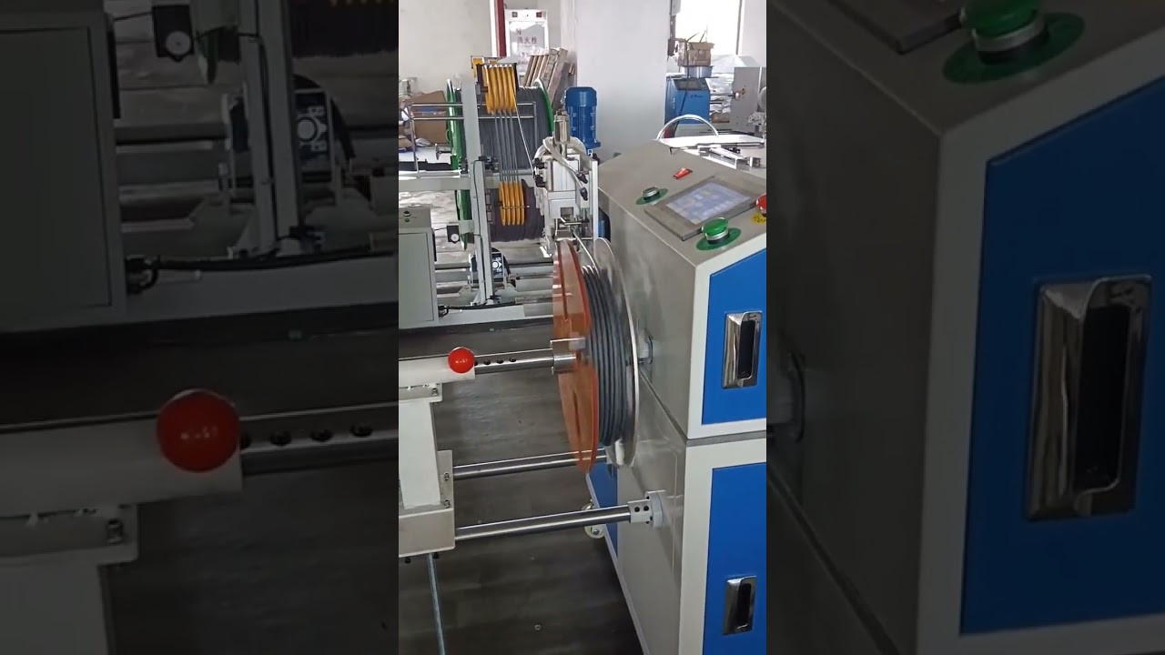 Αυτόματη μηχανή μέτρησης, διαδρομής, κοπής και περιέλιξης σύρματος με βάση εκτόνωσης 500kg για σύρμα 1mm