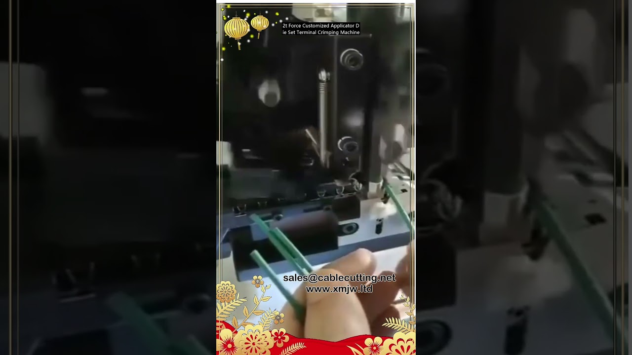 Μηχανή Κρίμπωσης Ακροδεκτών 2t με Προσαρμοσμένο Σετ Μήτρων Εφαρμογής