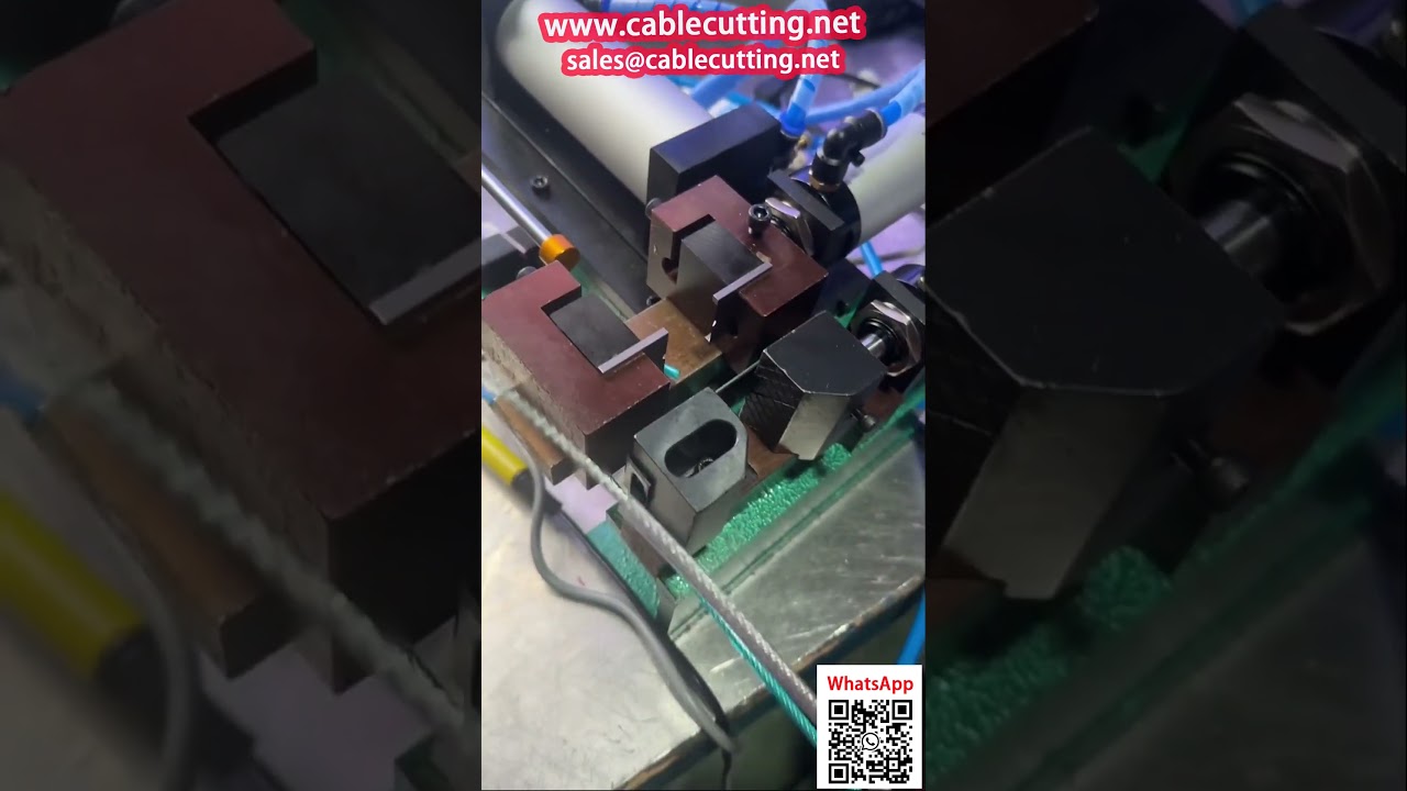 Πνευματικό μηχάνημα αφαίρεσης μόνωσης PVC από χαλύβδινο συρματόσχοινο