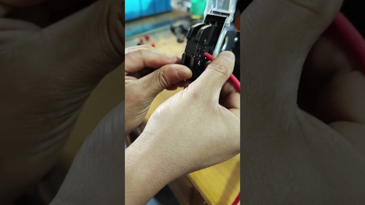 AM-10 Πνευματική Κρίμπα Καλωδίων 6mm² για Προμονωμένα Τερματικά | Εργοστασιακό Εργαλείο