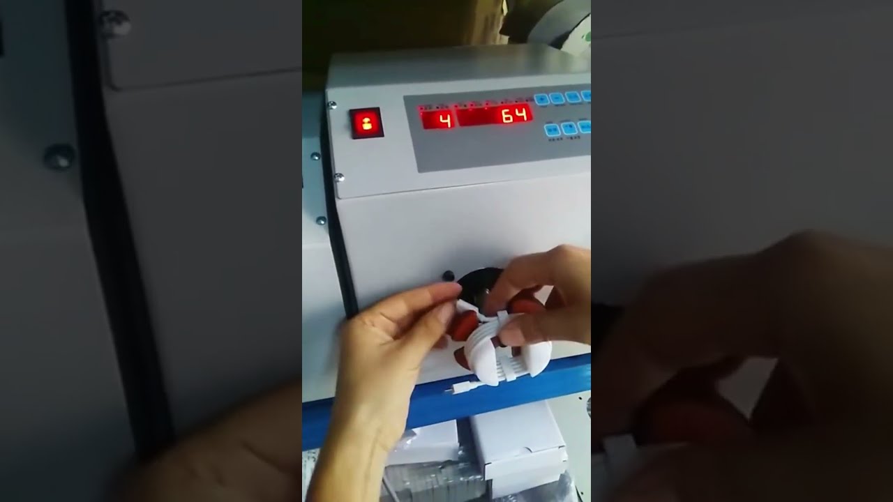 Μηχανή Ταξινόμησης και Τύλιξης Τύπου Συσκευής - Πραγματικό Βίντεο Λειτουργίας #μηχανή #απογυμνωτήριοκαλωδίων