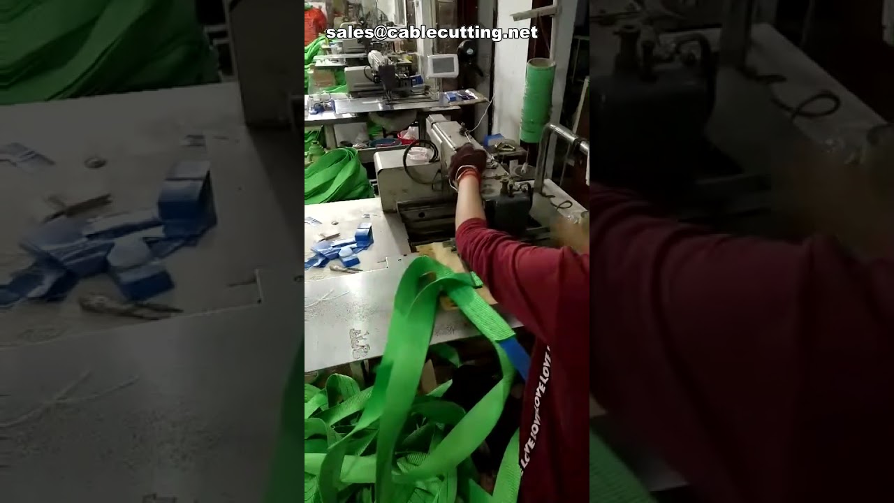 Βιομηχανική Αυτόματη Ραπτομηχανή για Ιμάντες Ασφαλείας και Σφεντόνες