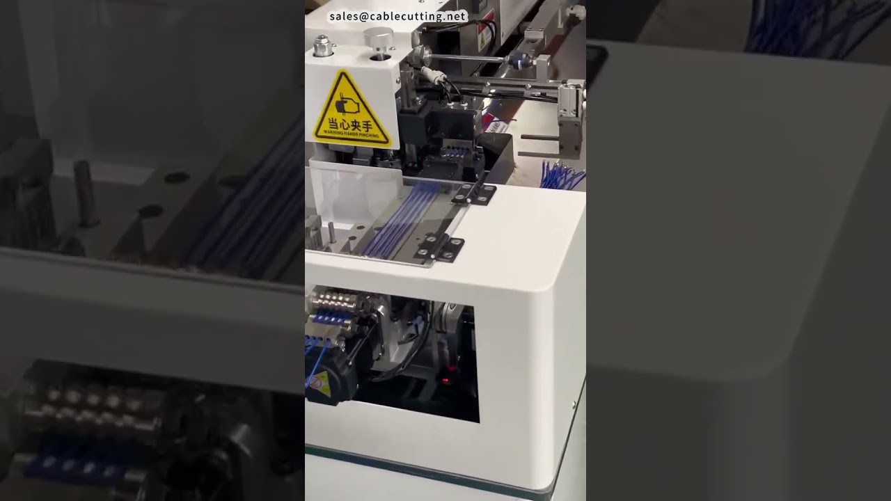 Μηχανή Κρίμπινγκ και Κασσιτέρωσης 5 Συρμάτων με Παράλληλη Επεξεργασία | Εστίαση Ποιότητας #εργοστάσιο #μηχανή