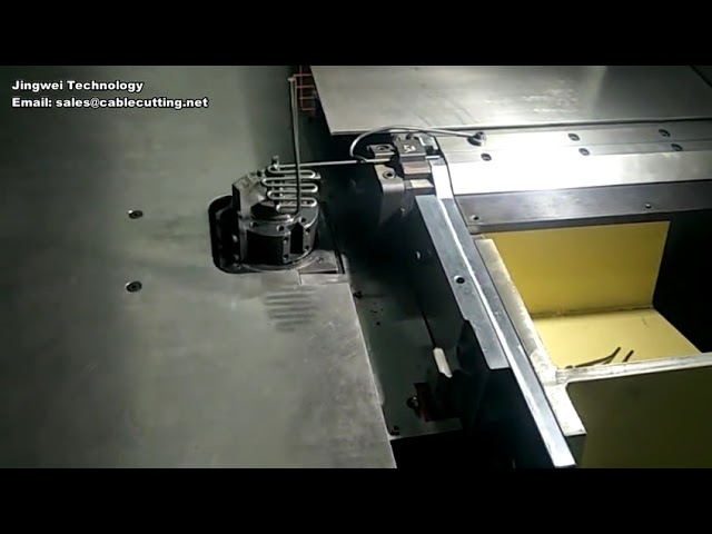 Αυτόματη μηχανή CNC για κύκλωμα δακτυλίων συγκράτησης κινητήρα από επίπεδο χάλυβα σε στρογγυλό - Ηλεκτρόδιο φλάντζας