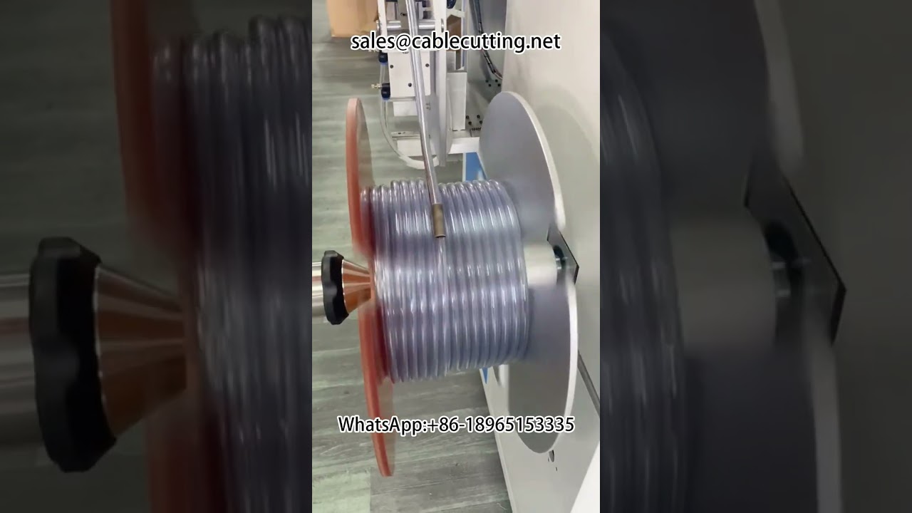 Μηχανή Μέτρησης και Περιέλιξης Σωλήνα PVC & PE | Αυτόματο Σύστημα Μέτρησης Μέτρων