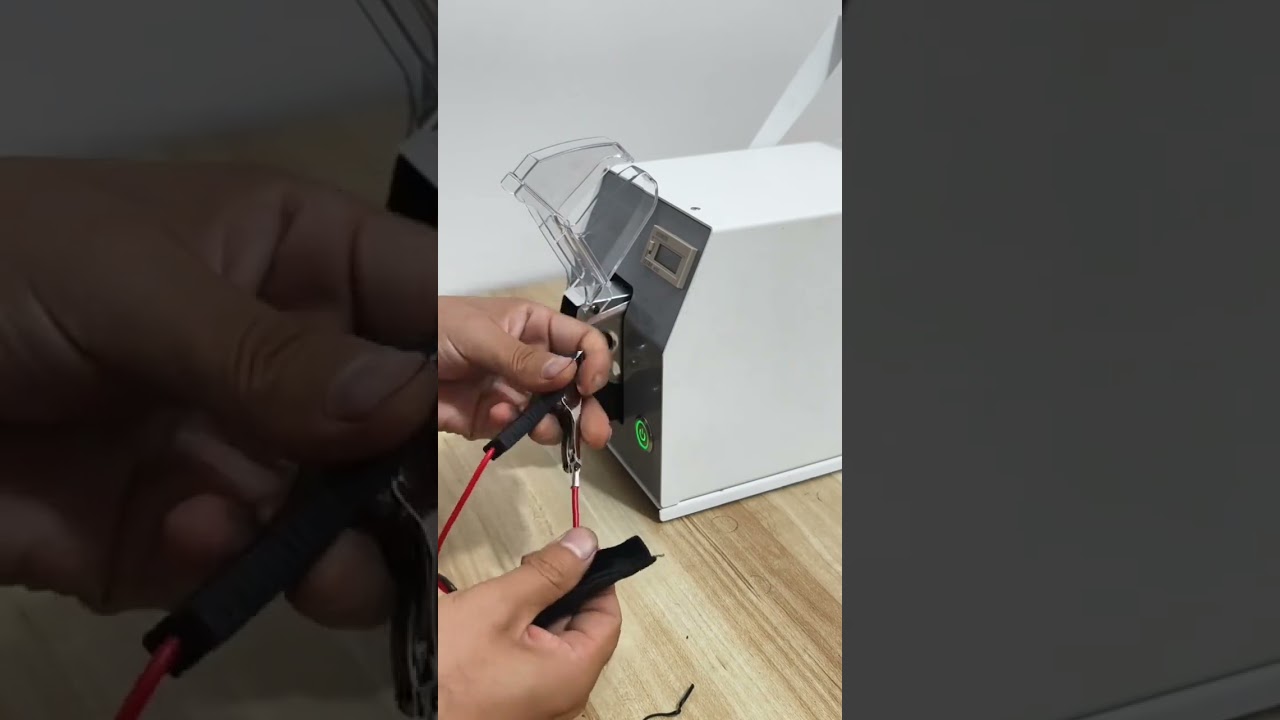 Πνευματική Μηχανή Crimping για Ακροδέκτες Alligator Clip - Δοκιμή Παραγωγής #factory #machine