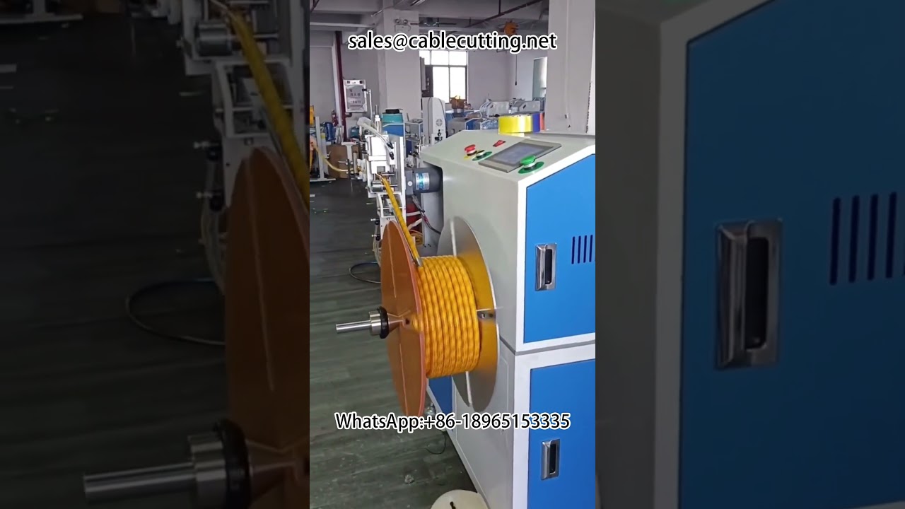Μηχάνημα περιέλιξης εύκαμπτου σωλήνα υψηλής πίεσης με μετρητή μέτρων – Τύλιγμα συρμάτων και σωλήνων