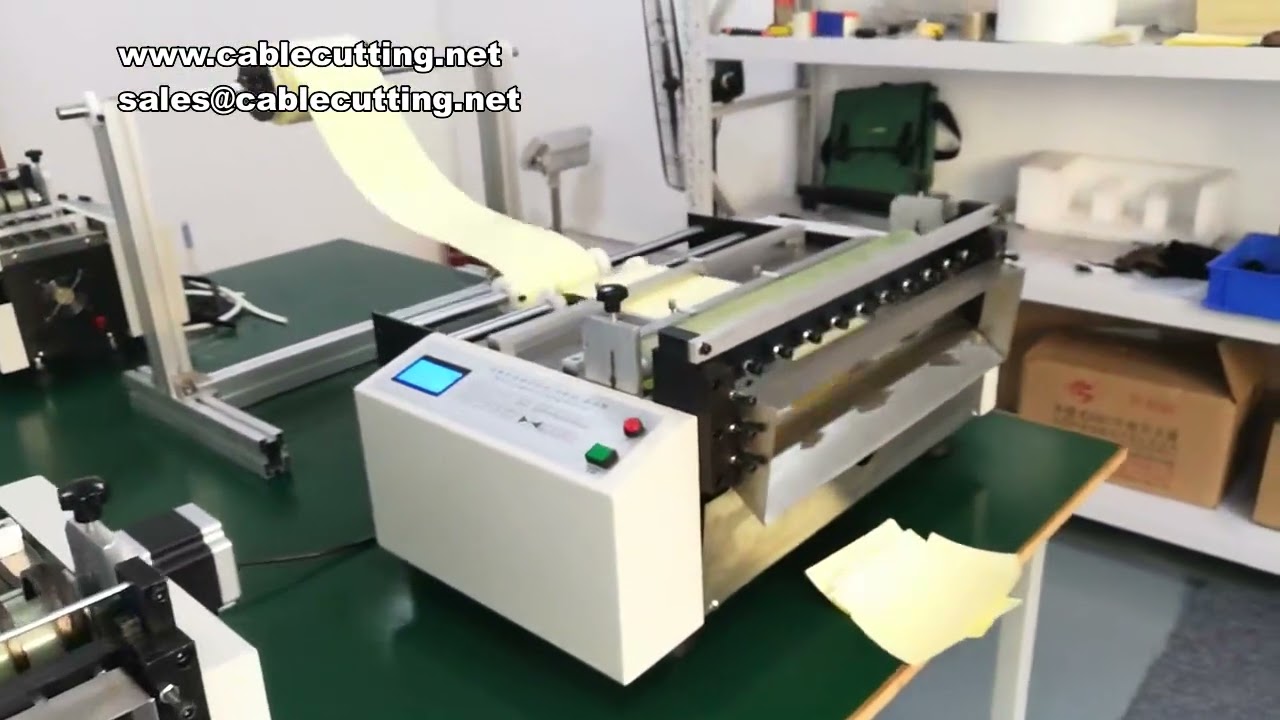 Αυτόματη μηχανή κοπής φιλμ PVC, PET και φυσαλίδων | Μηχανή κοπής συσκευασίας