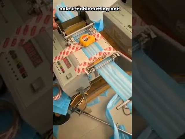 Αυτόματη Μηχανή Κοπής Ταινιών, Ελαστικών Κορδονιών, Δερμάτινων Λουριών και Θηλειών Μάσκας