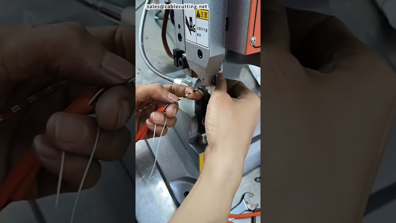 Αυτόματη Μηχανή Crimping για Χάλκινους Συνδέσμους σε Καλώδιο Δεδομένων 3 σε 1 – Εξοικονόμηση Χρόνου και Εργασίας