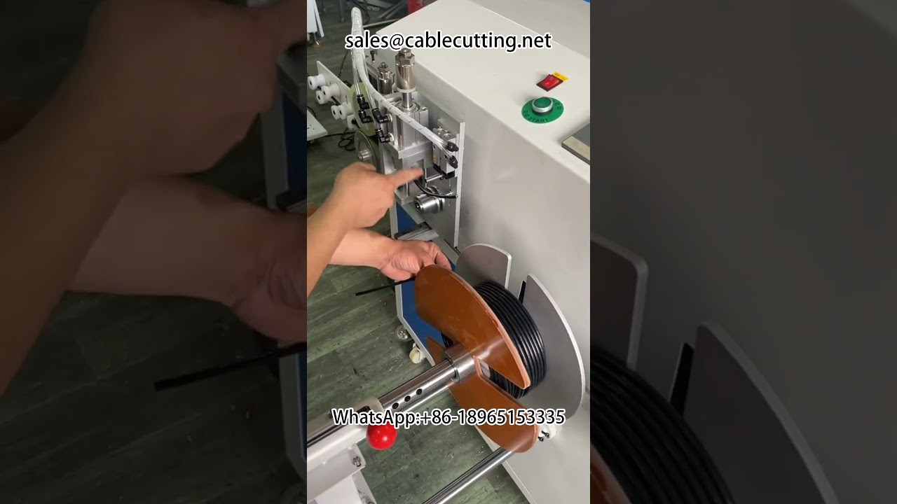Αυτόματη μηχανή μέτρησης, διαλογής, κοπής, περιέλιξης και δεσίματος καλωδίων | Μηχανή περιέλιξης με μέτρηση #μηχανή_περιέλιξης_καλωδίων