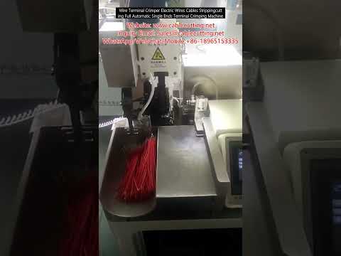 Αυτόματη Μηχανή Κρίπωσης Ακροδεκτών & Αφαίρεσης Μόνωσης Καλωδίων για Ηλεκτρικά Καλώδια