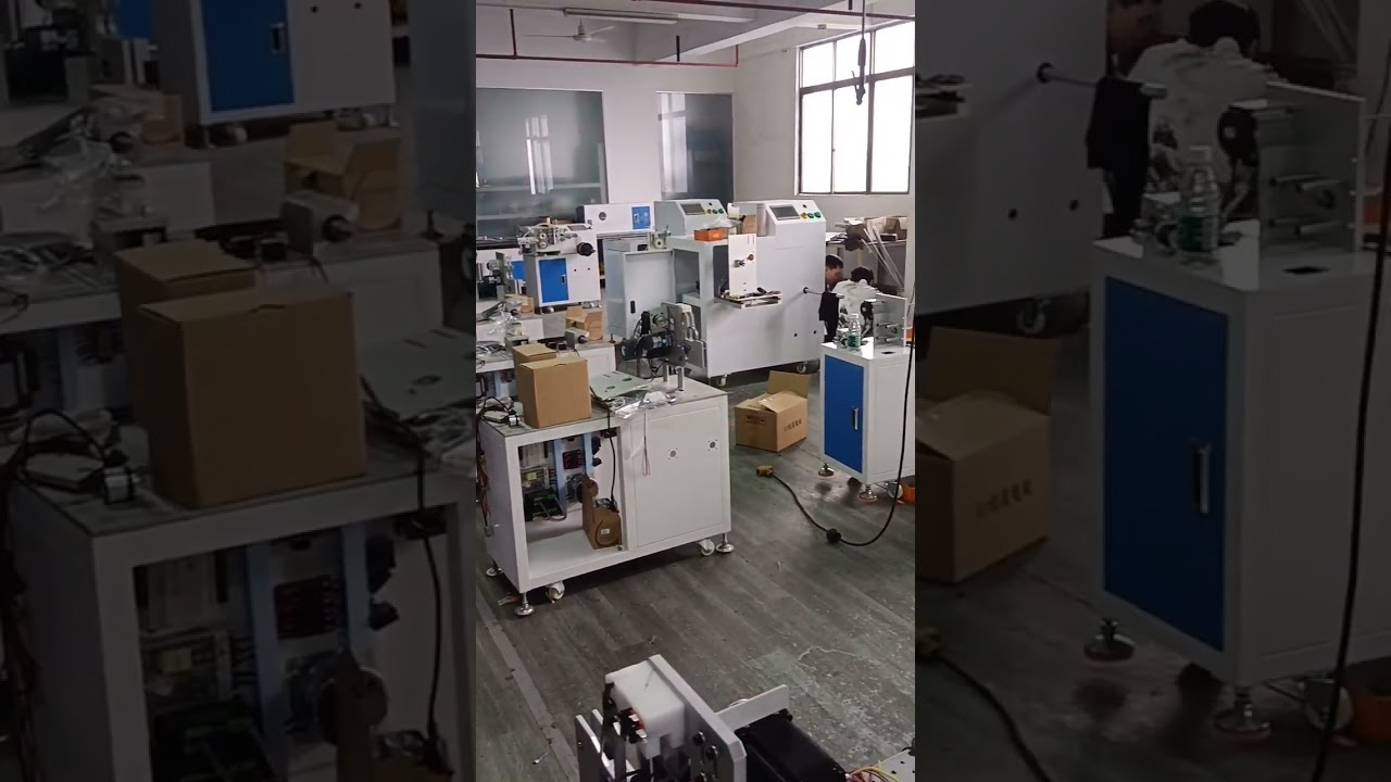 Κατασκευαστής Αυτοματοποιημένου Εξοπλισμού | Μηχανή Μέτρησης & Περιέλιξης σε Εργαστήριο #μηχανή