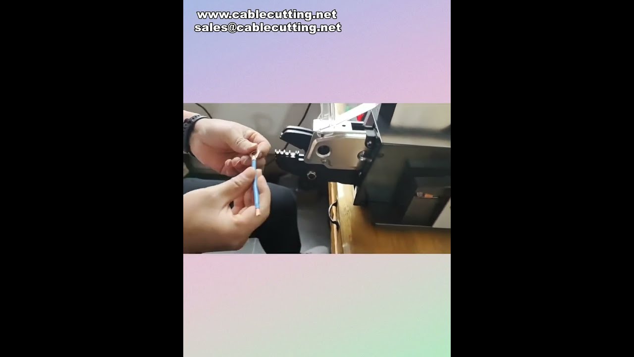 Ηλεκτρική Μηχανή Crimping Καλωδίων με Απογύμνωση & Κοπή | #factory #machine #diy