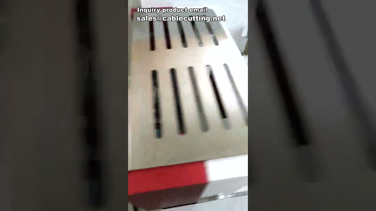 Αυτόματη Μηχανή Κοπής Σωλήνων PVC, Αυτόματη Μηχανή Κοπής Καλωδίων, Κοπή Θερμοσυστελλόμενων Σωλήνων