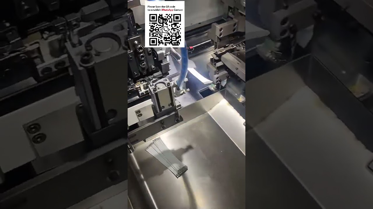 Πλήρως Αυτόματη Μηχανή Πτύχωσης Καλωδίων Ribbon Διπλής Άκρης – Διαχωρισμός, Απογύμνωση, Αναστροφή & Πτύχωση