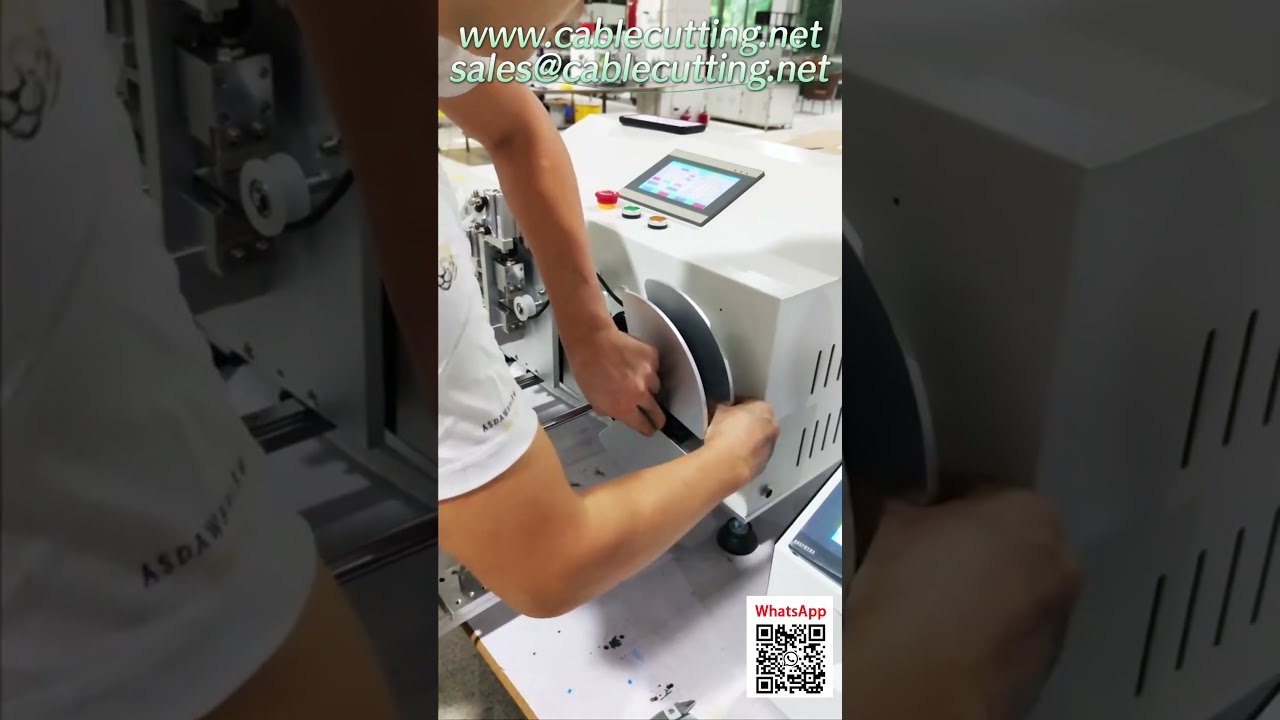 Κοπτικό καλωδίων σερβο-ελεγχόμενο με ακρίβεια ±0.01mm για σύρματα 1-15mm