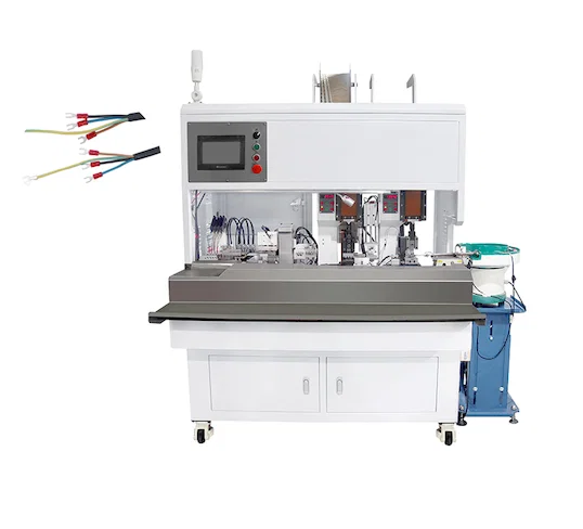 Auto Πολυ-Ακροδέκτης Καλώδιο Crimping WPM-555 - Ημιαυτόματη μηχανή πτύχωσης