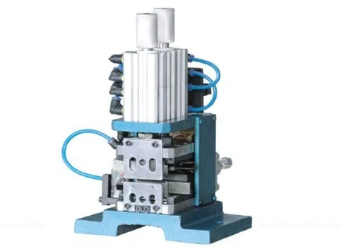 Vertical Πνευματικό Μηχανή απογύμνωσης καλωδίων WPM-4F - Ημιαυτόματη μηχανή βούρτσας καλωδίων